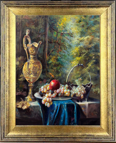 Yağlı Boya Tablo Meyve Tabağı