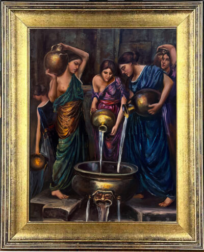 Yağlı Boya Hamamda Kadınlar